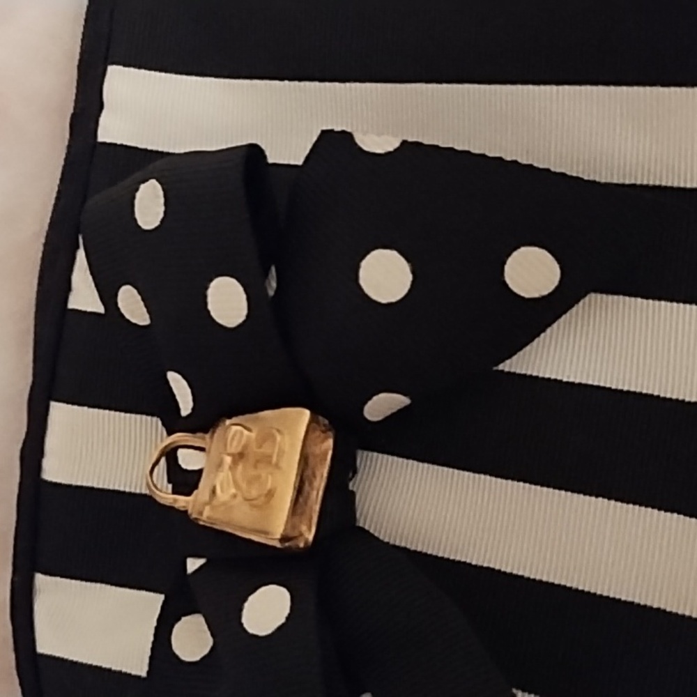 Authentic Christian Dior 🎀 Striped Clutch Bag - Picture 10 of 13